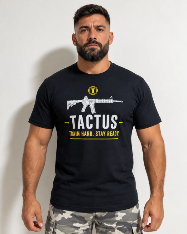 Camiseta Tactus – Train Hard. Stay Ready